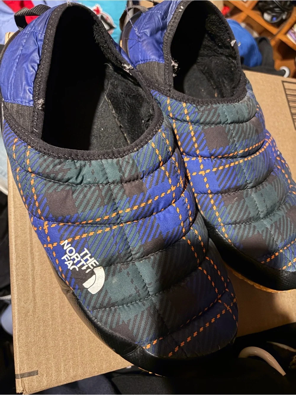 The North Face made check